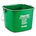 San Jamar KP196GN Kleen-Pail, 6qt, Plastic, Green, 12/Carton