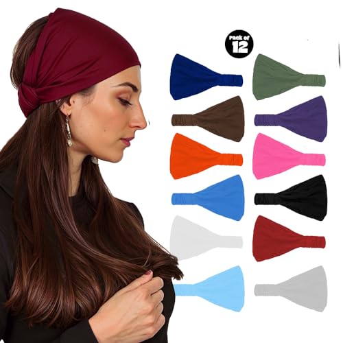 CoverYourHair Wide Headbands for Women