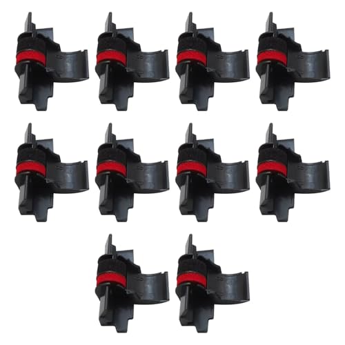 Pack 10 Cintas para Calculadora Impresora IR-40T Negro/Rojo miniatura 5