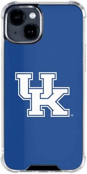 Skinit Clear Phone Case Compatible with iPhone 15 Plus - Officially Licensed University of Kentucky UK Wildcats Design