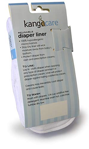 Kanga Care Reusable Microchamois Cloth Diaper Liner (10 Pack)