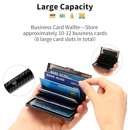 Image of RFID Stainless Steel Credit Card Wallet Slim Metal Business Card Holder for Women Men
