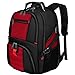 Laptop Backpack,Extra Large Backpacks with USB Charging Port,TSA Friendly Travel Computer Backpack for Men and Women, Water Resistant College School Bookbag Fits Most 17 Inch Laptop and Notebook - Red