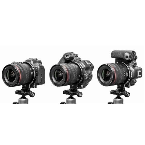 Image of Silence Corner - Atoll C+, Black - Rotating Collar for Select Mirrorless Cameras - Orientation Change (Vertical /Horizontal), Easily Change Lenses, Universal Tripod Mounting and Faster Than L-Bracket