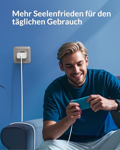 45W Ladegerät USB C Ladekabel für Google Pixel 10/9 Pro XL Fold, 9a/8/8a/7/6, Samsung Galaxy S25 S24 S23 Ultra, iPhone 17 16 15 Pro Max, Charger Schnellladekabel 2M + USBC Schnellladegerät Netzteil – Bild 8