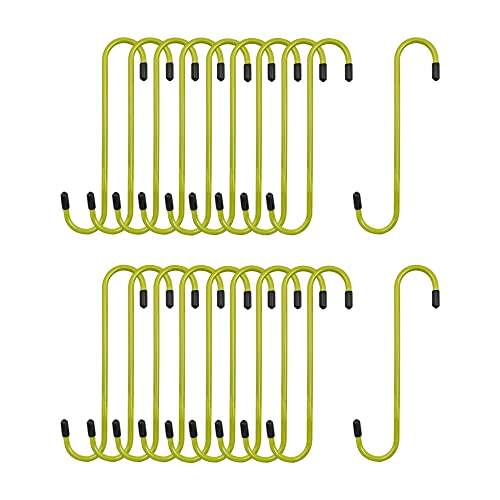 Image of 4LIFETIMELINES Brake Caliper Hanger Hooks, Durable Steel, Yellow Powder Coated with Rubber Tips, for Automotive Work on Brake Axle and Suspesion Systems - 20 Pack