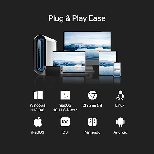 Image of TP-Link 2-in-1 USB 3.0 & USB C to Ethernet Adapter, RJ45 Gigabit LAN, Plug & Play, Aluminum Case, Ethernet Adapter for Laptop, Thunderbolt 4 /3 Compatible with Windows, Mac /iPad OS & More (UE310C)