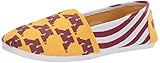 FOCO Minnesota Golden Gophers NCAA Womens Stripe Canvas Shoes - S