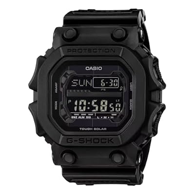 Casio G-shock - Orologio Da Polso Da Uomo Solare Sportivo Bracciale E Cassa In Resina Di Colore Nero Quadrante Digitale Nero - GX-56UBB-1ER