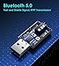 Tsnam USB Bluetooth Adapter for Car, Bluetooth Transmitter Receiver Plug & Play, 3.5mm AUX Wireless Audio Adapter for TV, Headphone, PC, Stereo