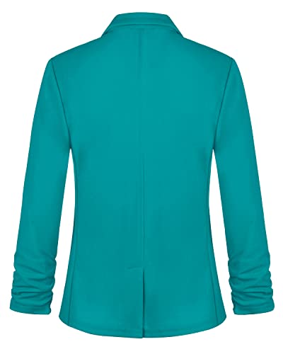 MINTLIMIT Women's 3/4 Sleeve Blazers One Button Work Office Blazer with Pockets2