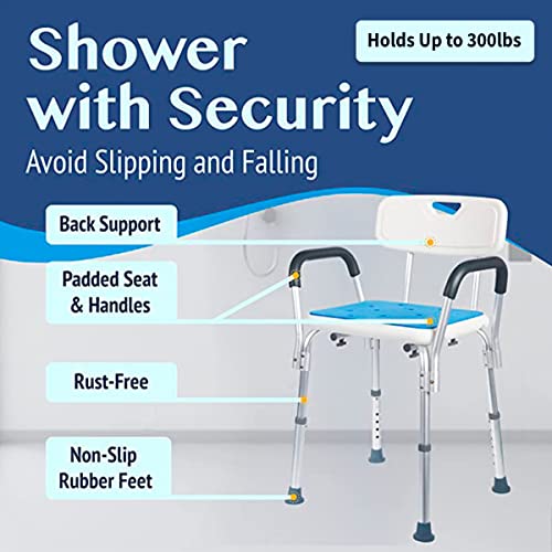 Medokare Premium Shower Chair for Inside Shower Bath Seat and Medical