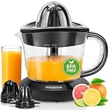 Aigostar Elektrische Zitruspresse 700ml, 2 Kegel & BPA-Frei, 40W