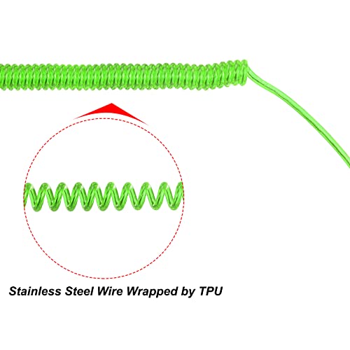 PATIKIL 26.2ft Pesca Arrotolato Cordino, 2pz