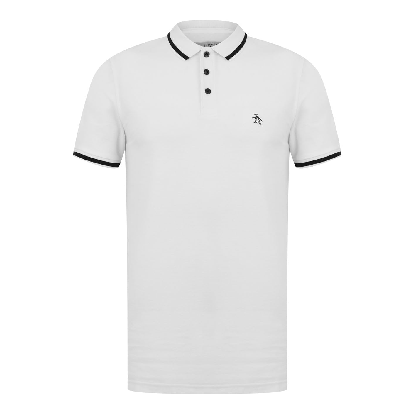 Original Penguin Men's Op Tipped Polo Shirt - White - X Large