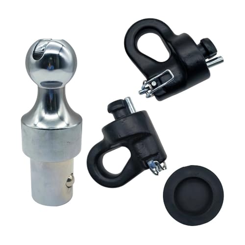 Boule à col de cygne 2-5/16 robuste 30000 LB ancrage premium pour remorque UTV