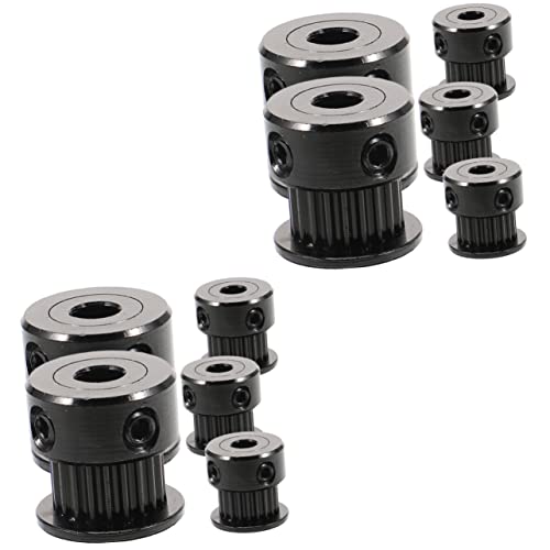 MAGICLULU 10pcs Idler Pulley for Printer Teeth Aluminum Alloy Synchronous Wheel Timing Belt Pulley Wheel for Printer Par