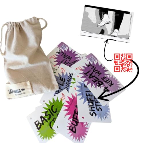 Kit de claqué TAPEAMELO con 34 tarjetas didácticas y vídeos QR para profesores de ritmo 3