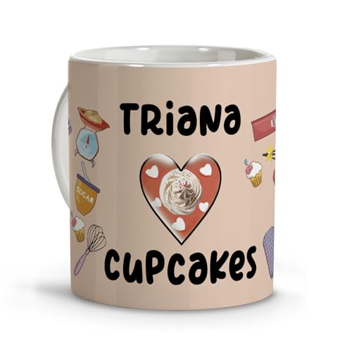 Taza para infusiones original con nombre. Tazas con frases graciosas. Regalos originales mujer. Ideas regalo amiga cumpleaños. Tazas cerámica personalizadas. Caneca. Magdalenas. Taza cupcake