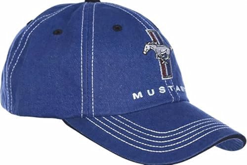 Chapeau de cheval tribar bleu finitions de qualité Mustang