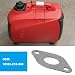 VGOL 1pc Generator Muffler Gasket Replace OEM 18382-ZC0-000 Compatible with Honda EU1000i EU2000i EB2000i Inverter Generators
