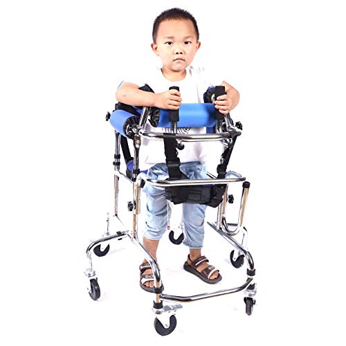 Andador portátil para niños con parálisis cerebral, andador de rehabilitación con altura y ancho ajustables.