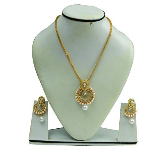 Pearl Necklace Set with Earrings