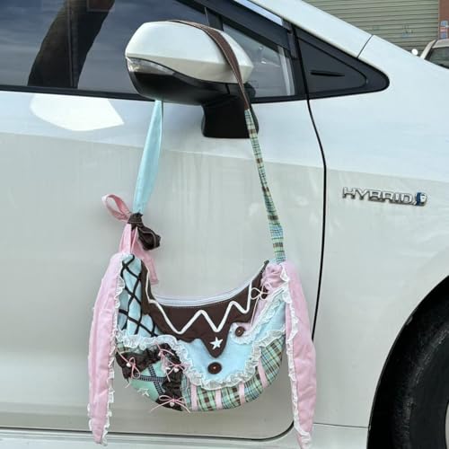 Ripped Women Tote Bag Vintage Bag Trendy Large Cute Purse Y2k Streetwear Fairy Grunge Handbags Emo2