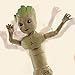 Marvel Studios I Am Groot Groove 'N Grow Groot, 13.5-Inch Interactive Action Figure, Responds to Music and Sounds, Super Hero Toys for Kids 4 and Up