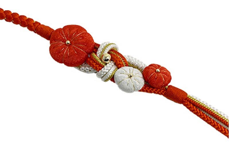 Takemura 04202961 Obi Fastening Flower Pearl No.3 Orange : Amazon