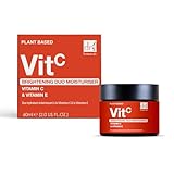 Dr Botanicals Brightening Duo Gesichtscreme mit 1% Vitamin C & Vitamin E 60ml – Feuchtigkeitsspendende Anti-Aging Tages- & Nachtpflege