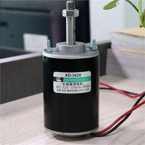 Moteur 3420 CW CCW résoud vibrations axe fileté 12V avec support - 4