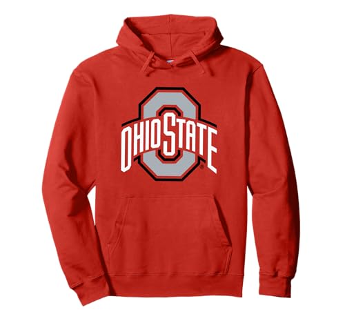 Ohio State Buckeyes Icon Red Officially Licensed Pullover Hoodie