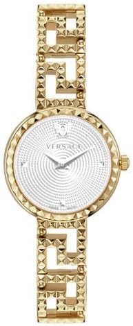 - レディース腕時計、V-CODE LADYシリーズ、ケース径36mm、レディース用ゴールドバンド（白い文字盤） [並行輸入品]