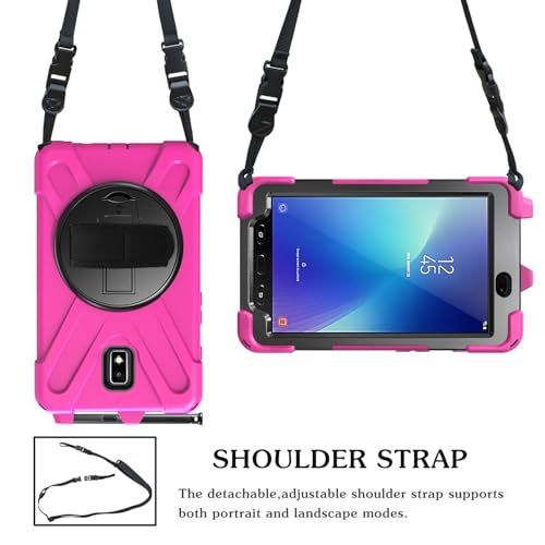 Housse tablette Samsung Tab Active 2 pour usage nomade rose
