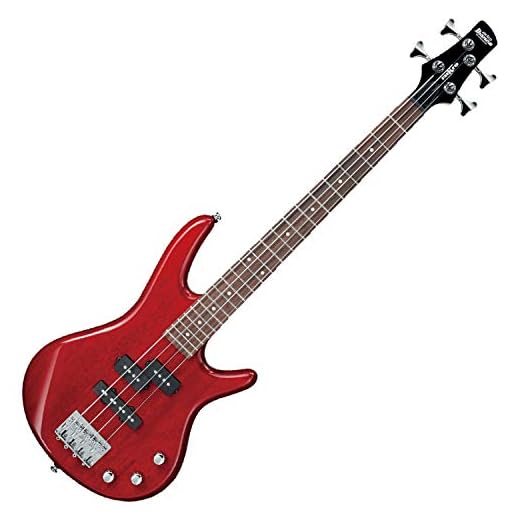 Ibanez miKro GSRM20 Bass Guitar - Transparent Red