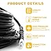 Sewer Jetter Kit for Pressure Washer-100 ft Jetter Hose, Drain Cleaning Hose,1/4 Inch NPT, Corner, Rotating and Button Nose Sewer Jetting Nozzle, 5800 PSI