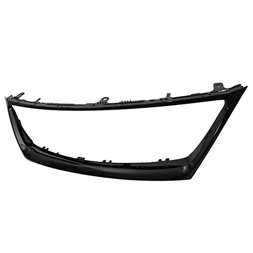 Brand] EAX Compatible with Lexus IS250 IS350 2006 2007 2008 Base Sedan 4-Door Replacement for Front Grille Glossy Black Surround Moulding Trim 06 07 08