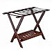 CYY Luggage Rack Kofferständer Gepäckträger, Hotelzimmer Faltbare Massivholz Kofferhalter, Gepäckträger Regale Koffer Rucksack, 80 * 45 * 60 cm