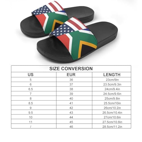 U.S. South Africa Flag House Sandals Non-Slip Bathroom Slippers Beach Summer Shoes for Men Women2