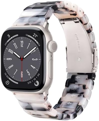 V.R.HOPE Harz Armband für Apple Watch 44mm 45mm 46mm 49mm 42mm Damen Herren