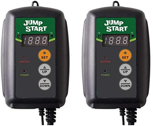 Hydrofarm Commercial Heat Mat – Are These the Secret to Thriving Plants? 6 Jump Start MTPRTC Hydroponic Seedling Heat Mat Digital Thermostat Controller for Hydrofarm Heat Mats Used in Gardens, Terrariums, and Brewing, 2 Pack