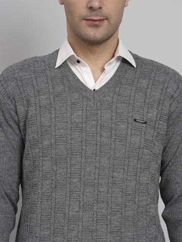 Image of eWools Men's Winterwear Woolen Striped Sweaters
