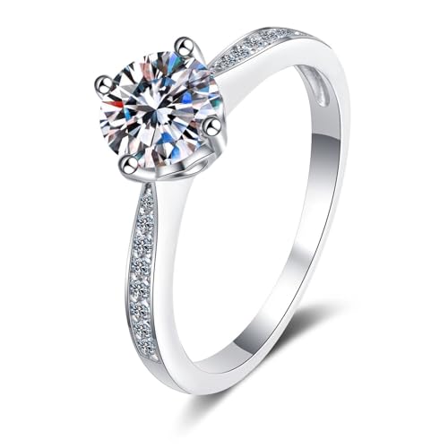 Bague en argent sterling 925 zircone cubique idée cadeau femme romantique