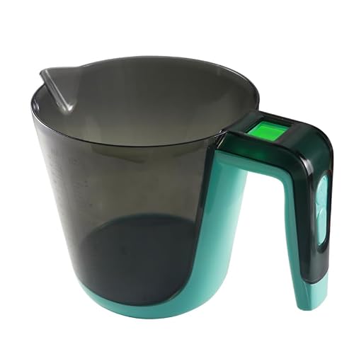 Digital Measuring Cup and Baking Scale, Dustproof and Waterproof, 1000ml Cup Scale for Flour and Liquids(Blu)