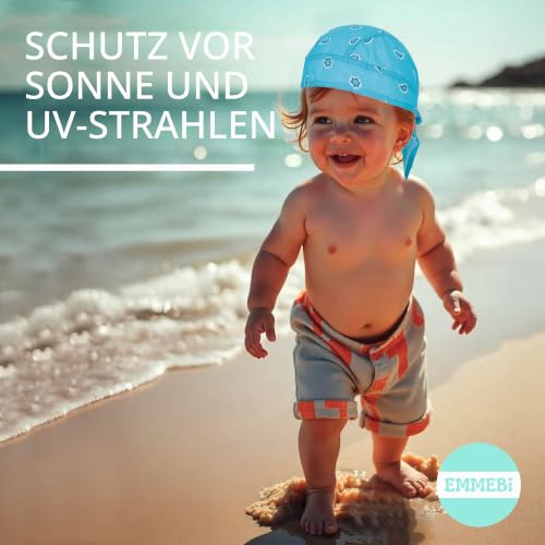 EMMEBi bandana baby kinder mädchen baumwolle (Königlich)