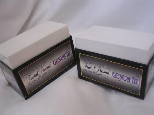 Trivial Pursuit Genus III Subsidiary Card Set for Board Game by Trivial Pursuit III