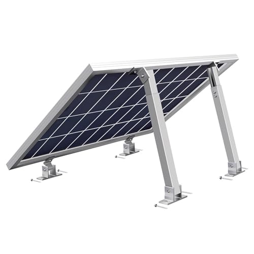 Wswqop Suporte de painel de módulo solar Fontes de energia solar Kit de braçadeira de extremidade de