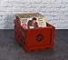 Crosley AC1004A-RE Record Storage Crate Holds up to 75 Albums, Red