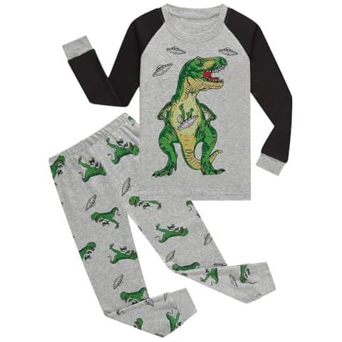 Toddler Boys Cotton Pyjamas with Cartoon Print Cover